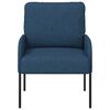 vidaXL Sofas mit Kissen 55cm Blau Sperrholz