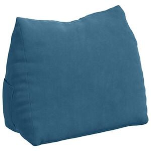vidaXL Rückenkissen Blau 45 x 20 x 35 cm Cordstoff