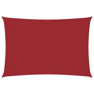 vidaXL Sonnensegel Oxford-Gewebe Rechteckig 2,5x4,5 m Rot