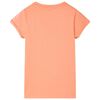 Kinder-T-Shirt Pfirsichfarbe 128