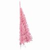 vidaXL K&uuml;nstlicher vorbeleuchteter Weihnachtsbaum Rosa 120 cm PVC