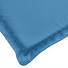 vidaXL Hochlehner-Auflagen 4 Stk. Melange Blau 120x50x4 cm Stoff