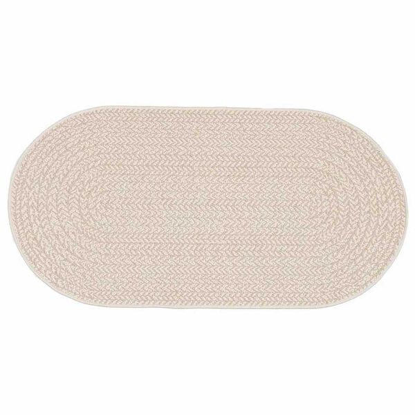 vidaXL Teppich ZIZUR Creme 200 x 100 cm Polypropylen