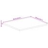 vidaXL Tischplatte 60x50x2,5 cm Rechteckig Massivholz Mango