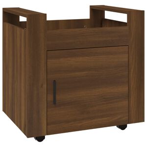 vidaXL B&uuml;rowagen Braun Eichen-Optik 60x45x60 cm Holzwerkstoff