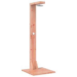 vidaXL Gartendusche 210 cm Massives Douglasholz und Edelstahl Natur