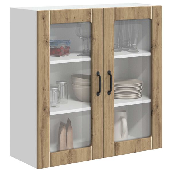 vidaXL K&uuml;chenschrank Artisan-Eiche 80 x 31 x 80 cm Holzwerkstoff