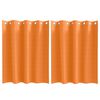 vidaXL Verdunkelungs-Vorh&auml;nge mit Ringen 2 pcs Helles Orange
