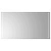 vidaXL LED-Badezimmerspiegel Transparent 90 x 50 cm Geh&auml;rtetes Glas
