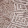 vidaXL Teppich Waschbar 120 cm Beige