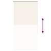 vidaXL Verdunkelungsrollo Cremeweiß 70x130cm Stoffbreite 65,7 cm