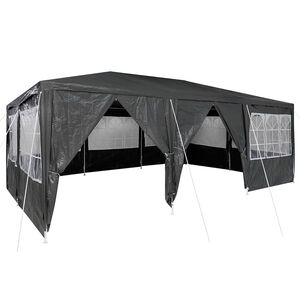 vidaXL Party-Zelt 600 x 400 x 266 cm Anthrazit Polyethylen