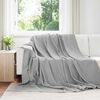 vidaXL Wohndecken 6 pcs Grau 270 x 240 cm Fleece