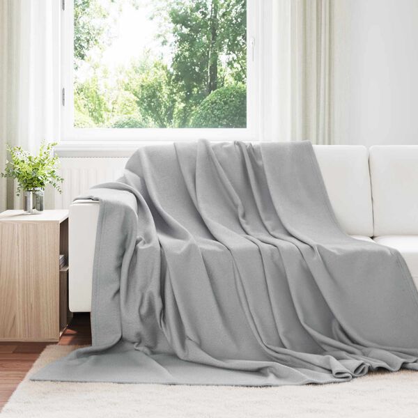 vidaXL Wohndecken 6 pcs Grau 270 x 240 cm Fleece