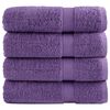 vidaXL Premium-Duschtücher SOLUND 4 Stk. Lila 70x140 cm 600 g/m²