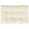 vidaXL Palettenkissen Creme 120x80x12 cm Stoff