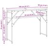 vidaXL Konsolentisch Schwarz Eichen-Optik 105x30x75cm Holzwerkstoff