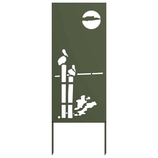 vidaXL Garten Sichtschutz-Leinwand Olivgr&uuml;n 50 x 140 cm