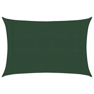vidaXL Sonnensegel 160 g/m&sup2; Dunkelgr&uuml;n 3x5 m HDPE