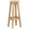 vidaXL Barhocker 2 Stk. Mango Massivholz
