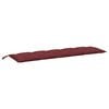 vidaXL Gartenbank-Auflage Melange Weinrot 180x50x7 cm Stoff