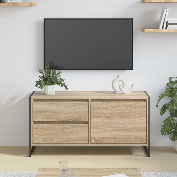 vidaXL TV-Schr&auml;nk Sonoma 100 x 36 x 49.5 cm Holzwerkstoff