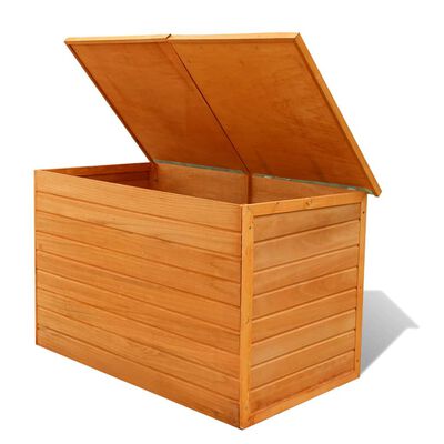 vidaXL Garten-Aufbewahrungsbox 126x72x72 cm Holz