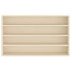 vidaXL Wanddisplay-Case mit Regal Beige 60 x 8,5 x 37 cm Holzwerkstoff