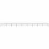 vidaXL Gartenzaun mit Speerspitze Stahl 1506 x 125 cm Schwarz