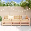 vidaXL 3-tlg. Garten-Lounge-Set Massivholz Kiefer