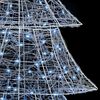 vidaXL Weihnachtsbaum mit 240 LEDs Kaltwei&szlig; 180 cm Acryl