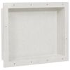 vidaXL Duschnische Mattwei&szlig; 41x51x10 cm