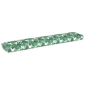 vidaXL Palettenkissen Floral Blattmuster 200 x 40 x 8 cm Oxford-Stoff