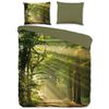 Good Morning Bettw&auml;sche-Set WOODS 140x200/220 cm Gr&uuml;n