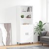 vidaXL Highboard Wei&szlig; 69,5x34x180 cm Holzwerkstoff