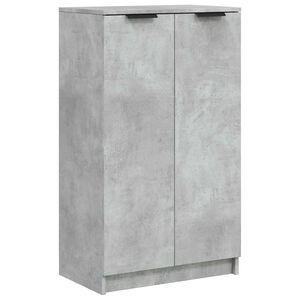 vidaXL Schuhschrank Betongrau 59x35x100,5 cm Holzwerkstoff