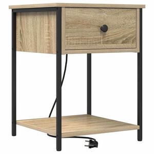 vidaXL Nachttisch Sonoma-Eiche 42 x 41 x 56 cm Holzwerkstoff