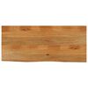 vidaXL Tischplatte mit Baumkante 140x60x3,8 cm Massivholz Mango
