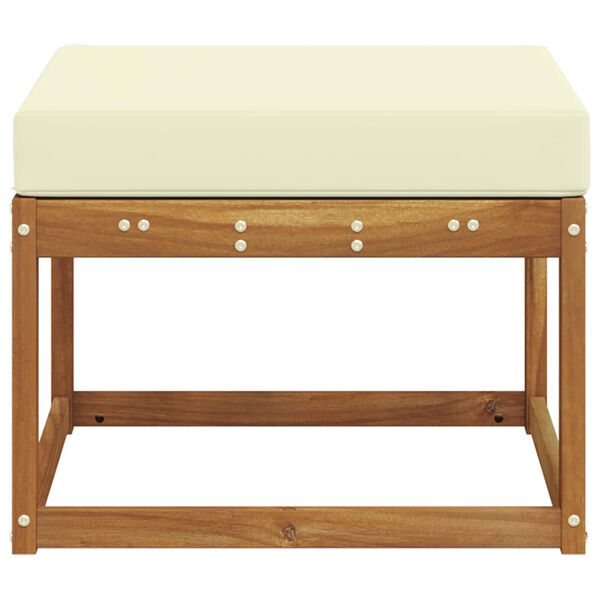 vidaXL Outdoor-Fu&szlig;hocker Massivholz Akazie Natur