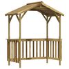 vidaXL Grillpavillon Kiefernholz Impr&auml;gniert 163,5x93x210 cm