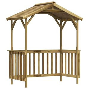 vidaXL Grillpavillon Kiefernholz Impr&auml;gniert 163,5x93x210 cm