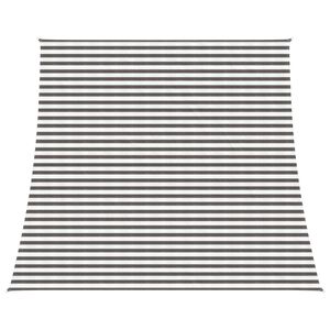 vidaXL Sonnensegel 4 / 5 x 4 m HDPE Rechteckig Hellgrau und Wei&szlig;