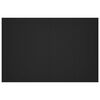 vidaXL Kopfteil Schwarz 120x1,5x80 cm Holzwerkstoff