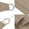 vidaXL Sonnensegel Oxford-Gewebe Rechteckig 2,5x3,5 m Taupe
