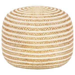 vidaXL Handgefertigter Sitzpuff 45 x 30 cm Jute