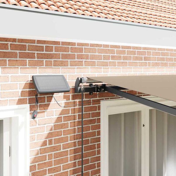 vidaXL Einziehbare Markise Beige 350 x 250 cm Stoff