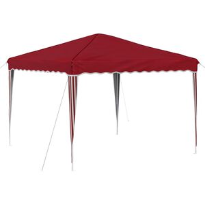 vidaXL Pop-up Partyzelt 288 x 288 x 245 cm Bordeauxrot Oxford-Stoff