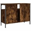 vidaXL Waschbeckenunterschrank R&auml;uchereiche 80x30x60 cm Holzwerkstoff