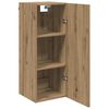vidaXL Wandschrank Artisan-Eiche 34,5 x 34 x 90 cm Holzwerkstoff