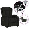 vidaXL Relaxsessel Elektrisch Schwarz Stoff